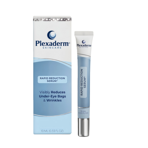 Plexaderm Rapid Reduction Eye Serum - Visibly Reduces Under-Eye Bags, Wrinkles, Dark Circles, Fine Lines & Crow's Feet Instantly, Anti Aging Wrinkle Remover for Face, Full Size Tube