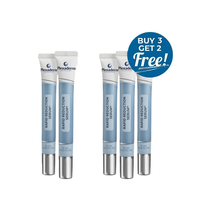 Plexaderm Rapid Reduction Eye Serum - Visibly Reduces Under-Eye Bags, Wrinkles, Dark Circles, Fine Lines & Crow's Feet Instantly, Anti Aging Wrinkle Remover for Face, Full Size Tube